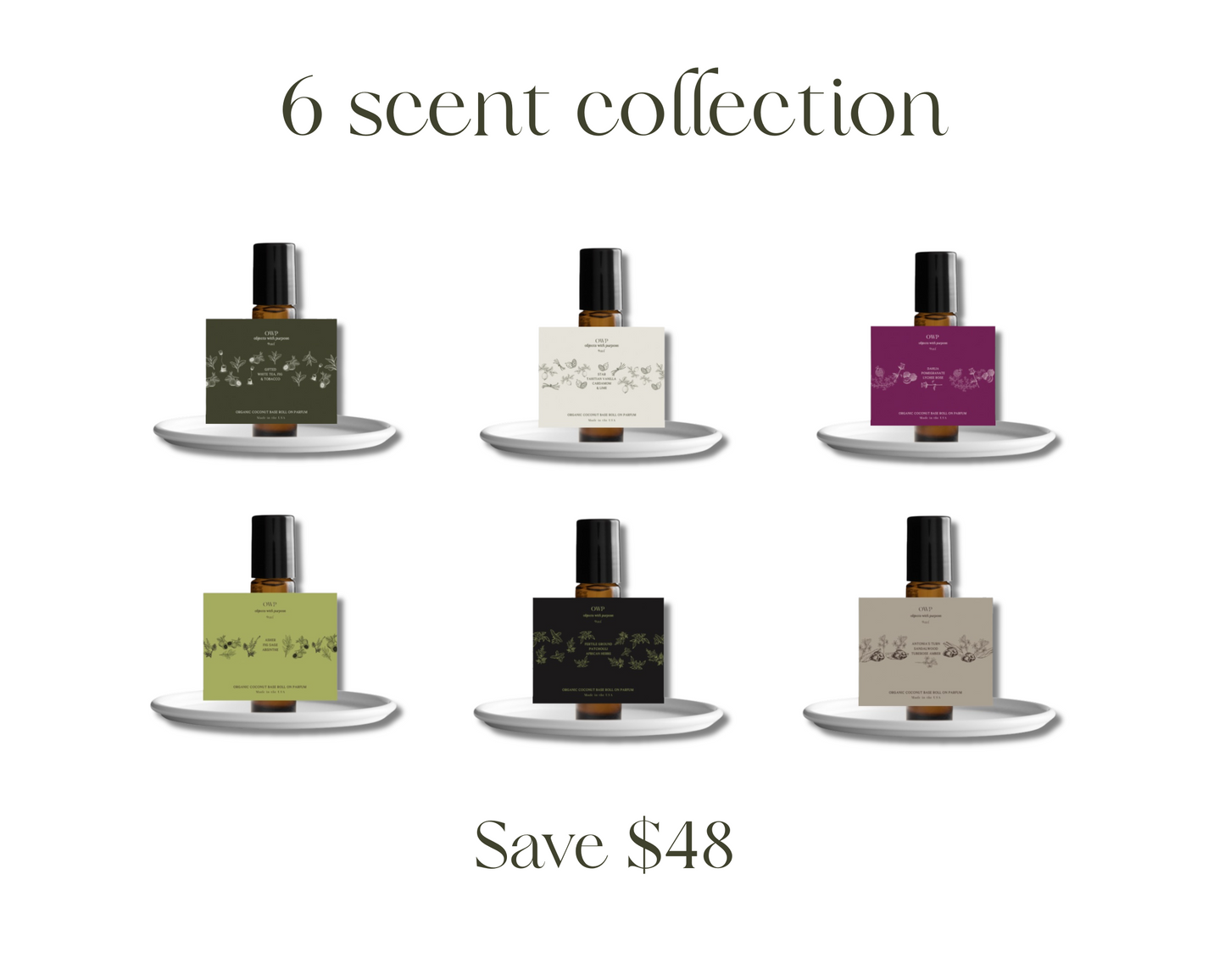 6 scent collection. Save $48