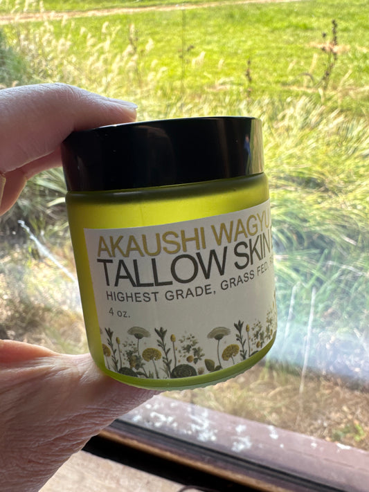 4 oz. In gift box. Wagyu Tallow skin cream